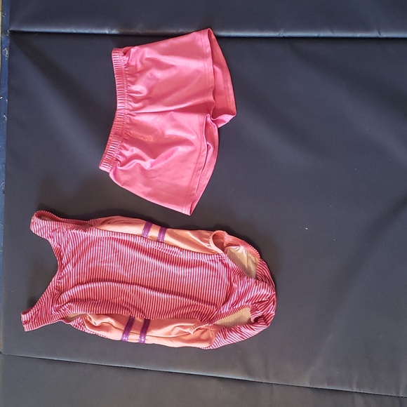 Gymnastics leo child small and gymnastics shorts - Picture 1 of 2